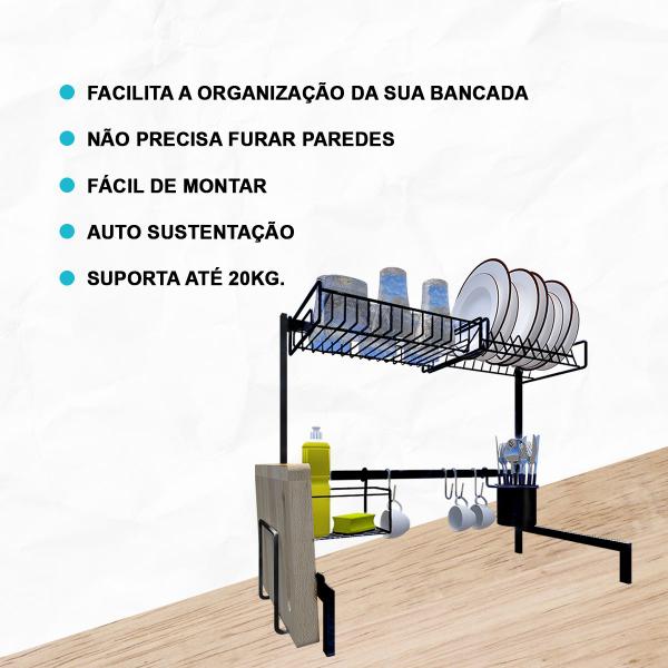 Imagem de Cozinha Autossustentável Organizador de Pia Modular 14 Peças