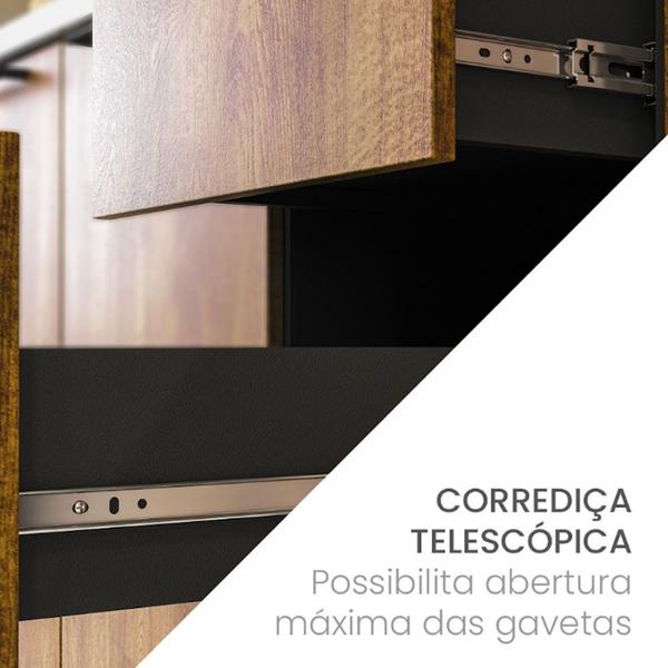 Imagem de Cozinha Canelone 2,6m com 4 Peças Politorno