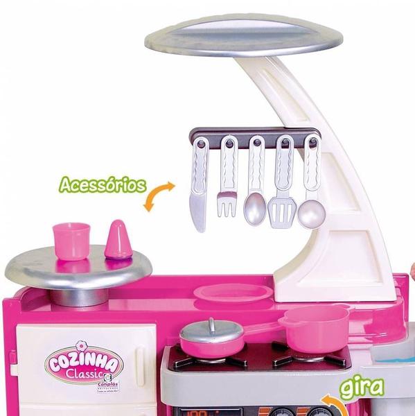 Imagem de Cozinha Classic Infantil Rosa - Cotiplas