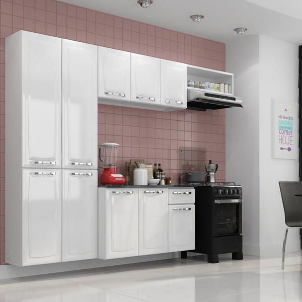 Cozinha Compacta 10 Portas 1 Gaveta Amanda - Itatiaia Imagem de Cozinha Compacta 10 Portas 1 Gaveta Amanda