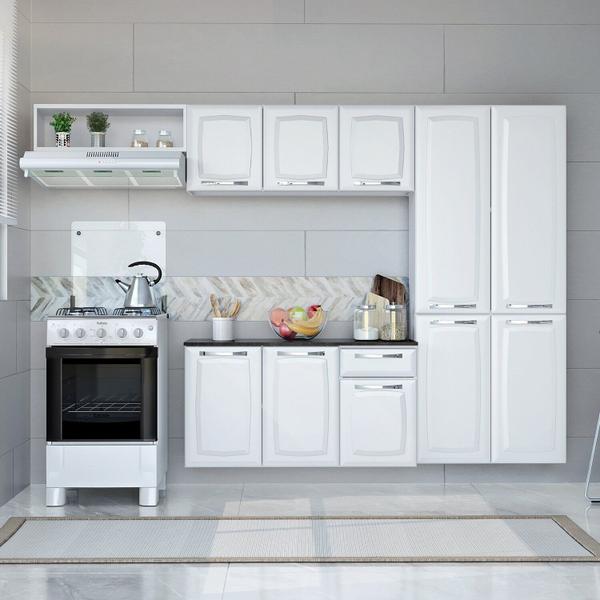 Cozinha Compacta 10 Portas 1 Gaveta Amanda - Itatiaia Imagem de Cozinha Compacta 10 Portas 1 Gaveta Amanda