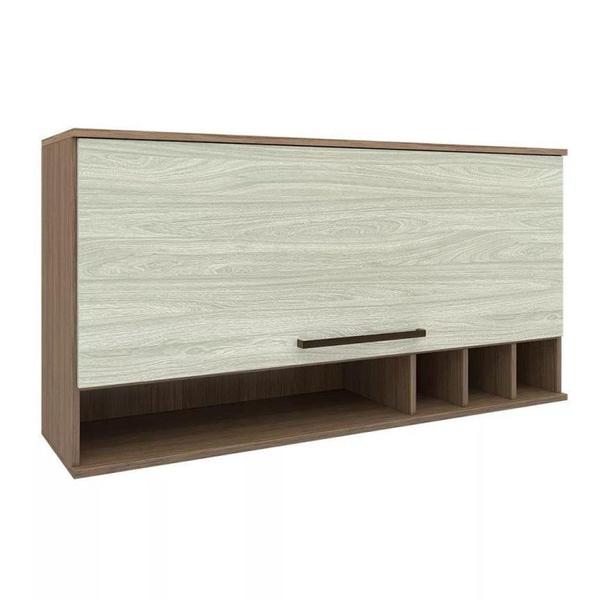 Imagem de Cozinha Compacta 12 Peças 10 Portas 8 Gavetas Evolution Plus Tannat/Legno Crema