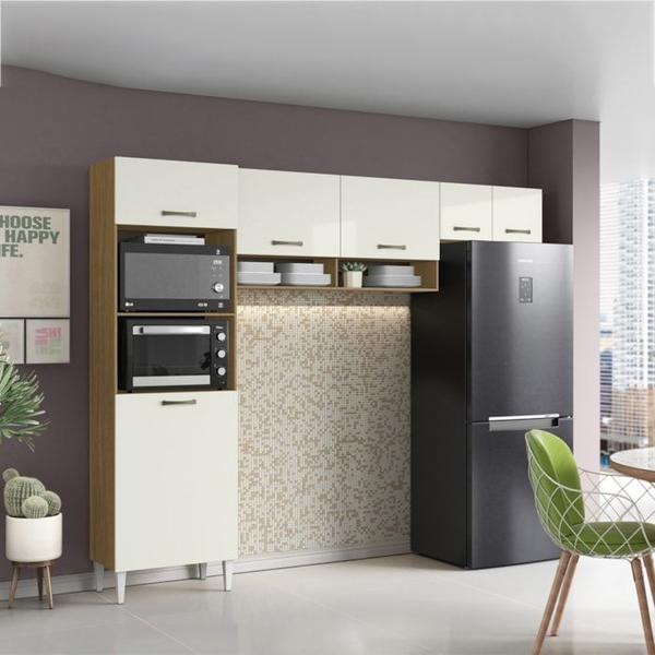 Imagem de Cozinha Compacta 197cm 6 Portas Atacama Off White Armoveis