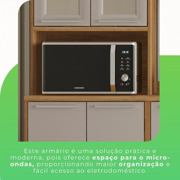 Imagem de Cozinha Compacta 4 Peças 10 Portas 2 Gavetas Paris