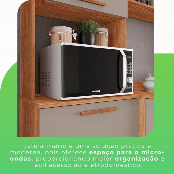 Imagem de Cozinha Compacta 4 Peças 9 Portas 2 Gavetas Bella