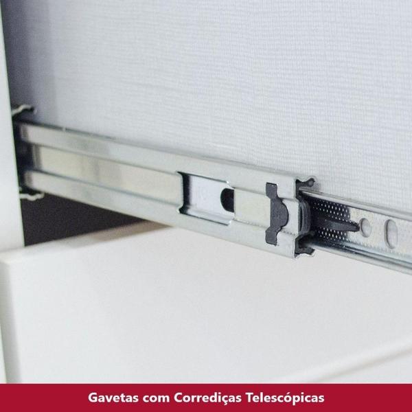 Imagem de Cozinha Compacta De 4 Peças C/ Aéreo De 3 Portas Branco