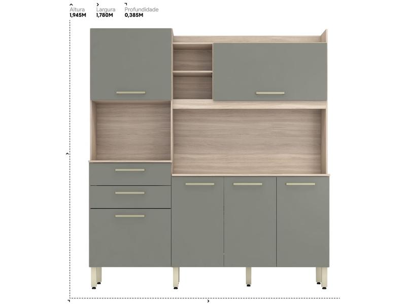 Imagem de Cozinha Compacta Demóbile Select 2 Gavetas