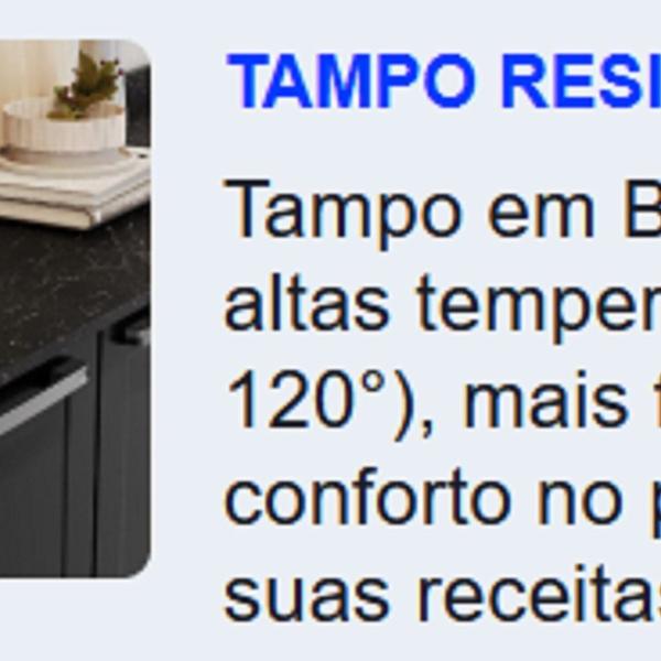 Imagem de Cozinha Compacta em Aço 4 Peças 13 Portas Sendo 3 com Vidro 2 Gavetas Itatiaia Florença Branco Neve