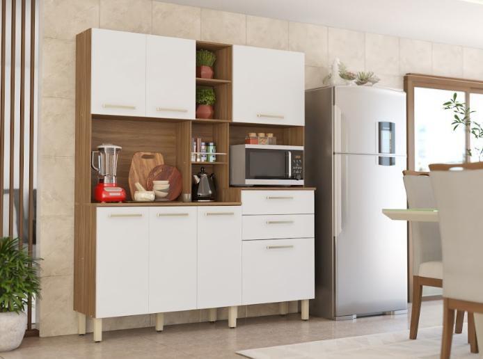 Imagem de Cozinha Compacta Encanto Design com 7 Portas 2 Gavetas