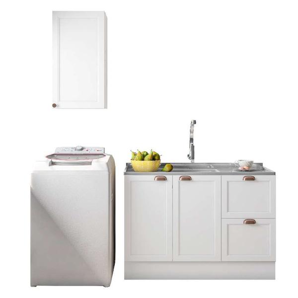 Cozinha Compacta Unna 3 PT 2 GV Branca - Modern Imagem de Cozinha Compacta Unna 3 PT 2 GV Branca