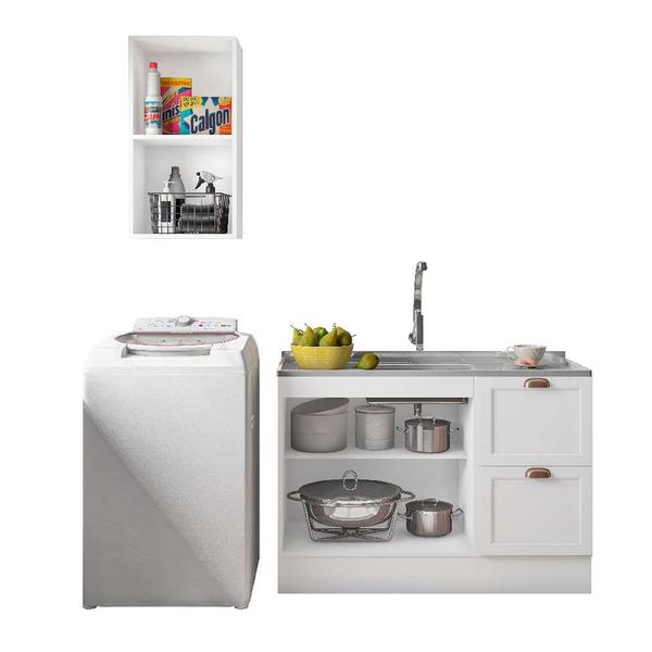 Cozinha Compacta Unna 3 PT 2 GV Branca - Modern Imagem de Cozinha Compacta Unna 3 PT 2 GV Branca