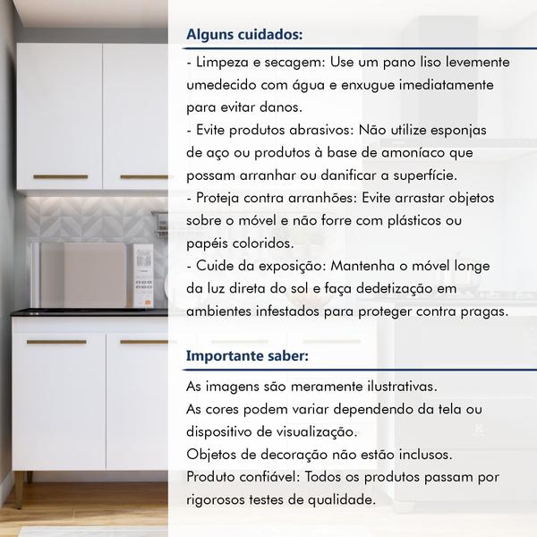 Imagem de Cozinha Completa 7 Portas 3 Gavetas Atenas