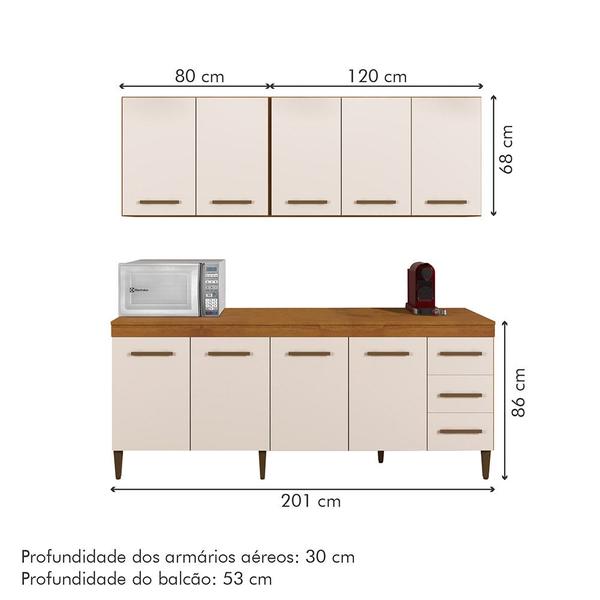 Imagem de Cozinha Completa 9 Portas e 3 Gavetas Atenas