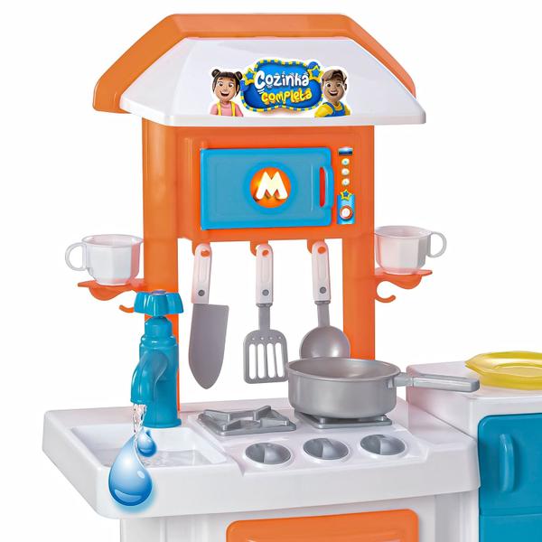 Imagem de Cozinha Completa Azul Com Agua Infantil 8066 - Magic Toys