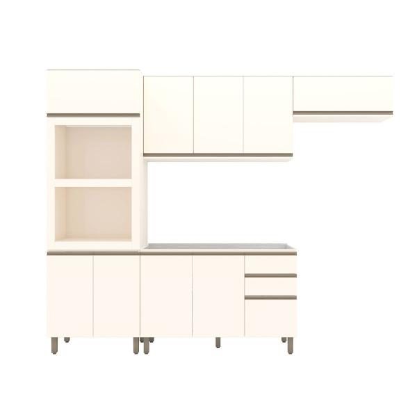 Imagem de Cozinha Completa Connect 10 Portas 2 Gavetas Off White - Henn