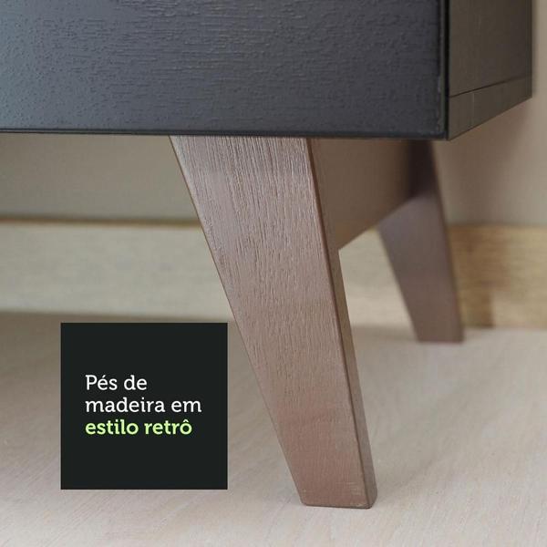 Imagem de Cozinha Completa Madesa Reims XA260001 com Armário e Balcão - Preto/Rustic