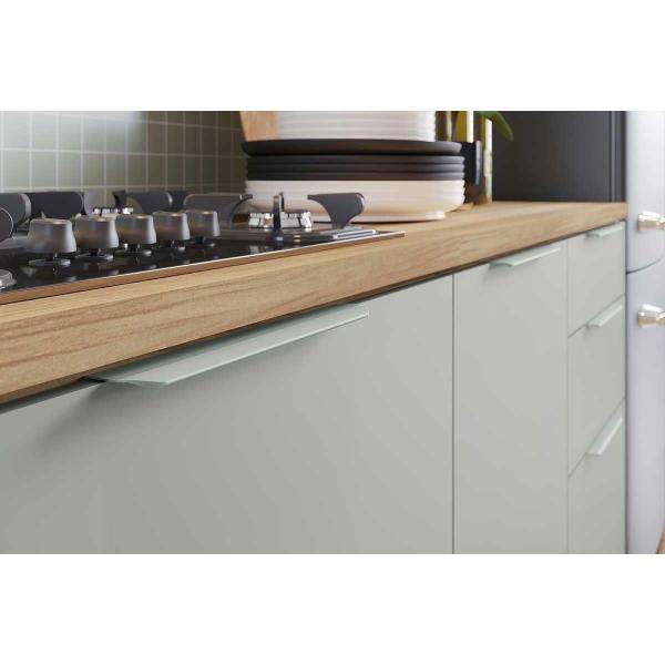 Cozinha Completa Marquesa Gourmet 5 Peças (2 Aéreos + 2 Balcões + 1 Bancada) C5P30 Nature/Verde - Nesher Imagem de Cozinha Completa Marquesa Gourmet 5 Peças (2 Aéreos + 2 Balcões + 1 Bancada) C5P30 Nature/Verde - Nesher