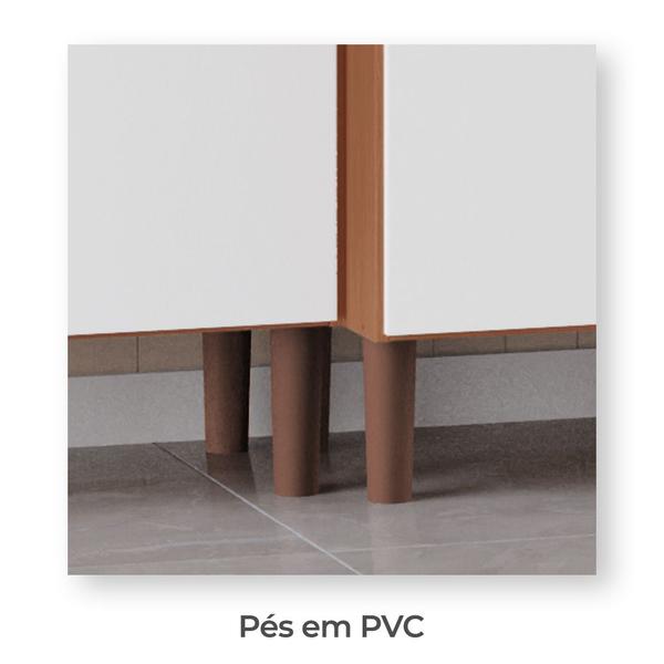 Imagem de Cozinha Completa Modulada Bali 100% MDF com 1 Balcão 7 Portas e 2 Gavetas Tuboarte