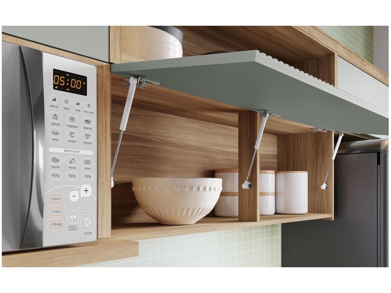 Cozinha Completa Nesher Duquesa 100% MDF com Balcão 5 Portas 4 Gavetas Imagem de Cozinha Completa Nesher Duquesa 100% MDF com Balcão 5 Portas 4 Gavetas