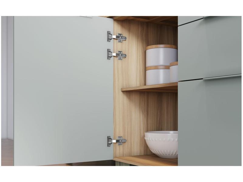Cozinha Completa Nesher Duquesa 100% MDF com Balcão 5 Portas 4 Gavetas Imagem de Cozinha Completa Nesher Duquesa 100% MDF com Balcão 5 Portas 4 Gavetas