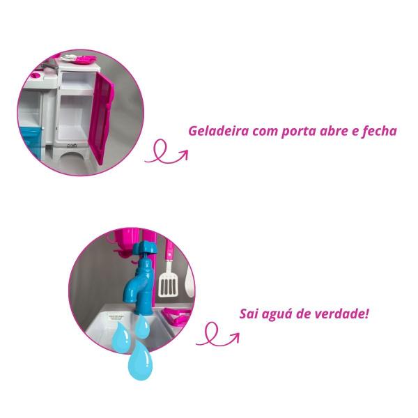 Imagem de Cozinha Completa Pink com Água - Magic Toys