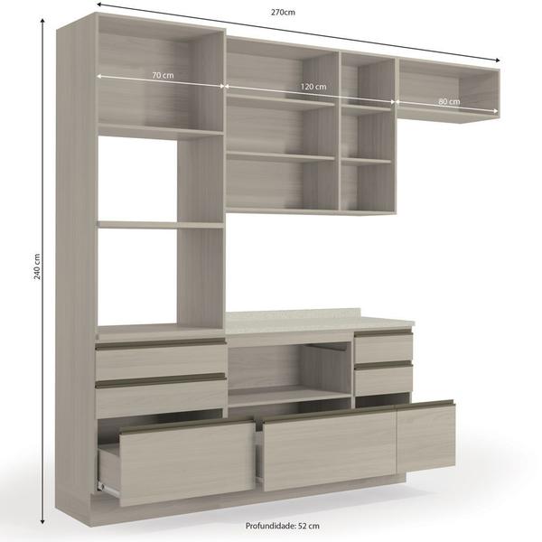 Imagem de Cozinha Completa Planejada 5pc Maxxi CB313 Kappesberg