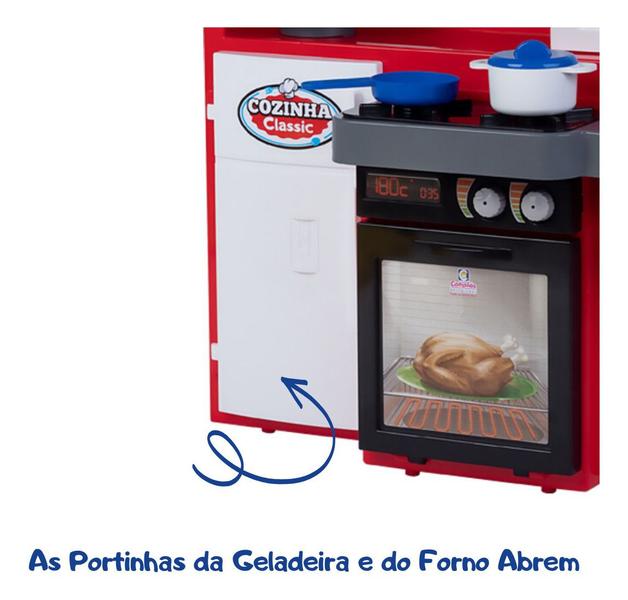 Imagem de Cozinha De Brinquedo Infantil Completa Menino Cotiplas