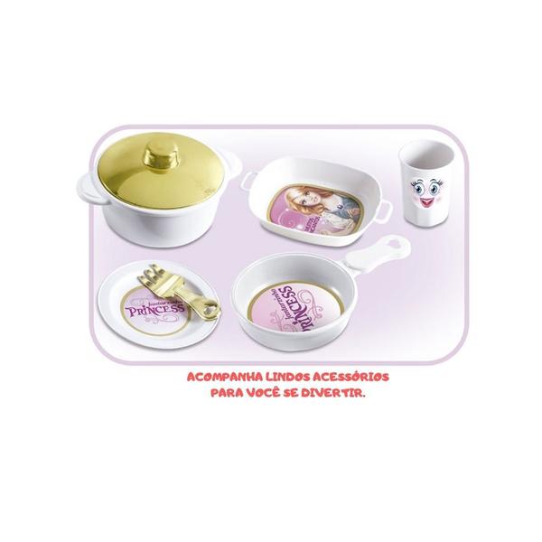 Imagem de Cozinha de brinquedo princess deluxe com pia e geladeira