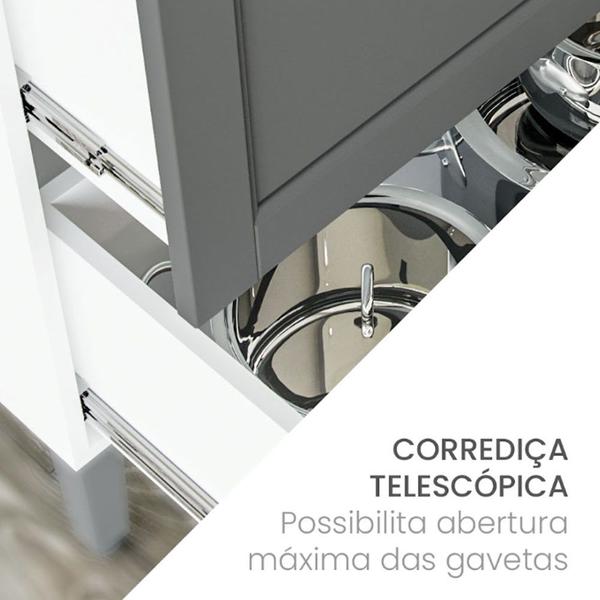 Imagem de Cozinha Fettuccine 5,1m com 9 Peças Politorno