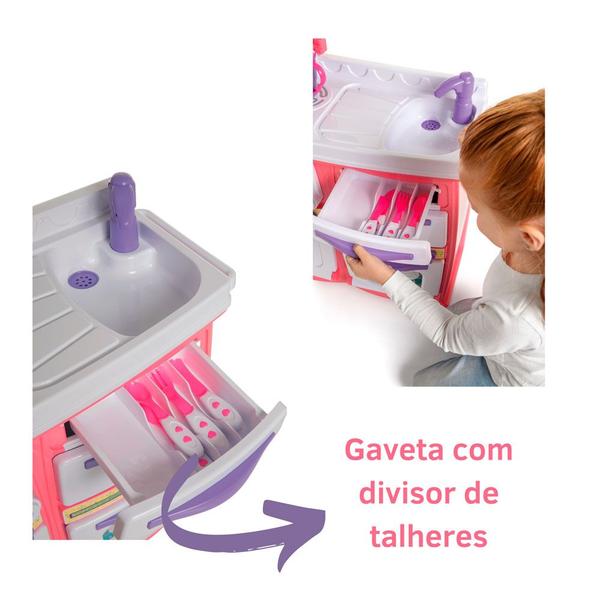 Imagem de Cozinha Infantil Bella Cozinha Com Som, Pia E Água TaTeTi