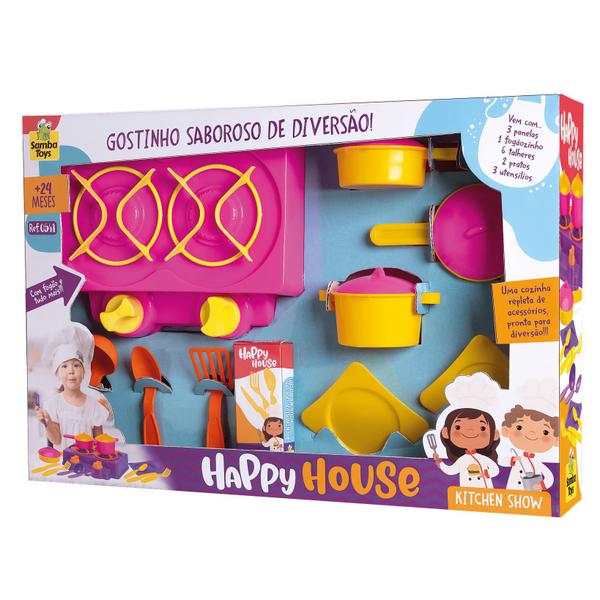 Imagem de Cozinha Infantil Com Acessórios Panelinha Happy House