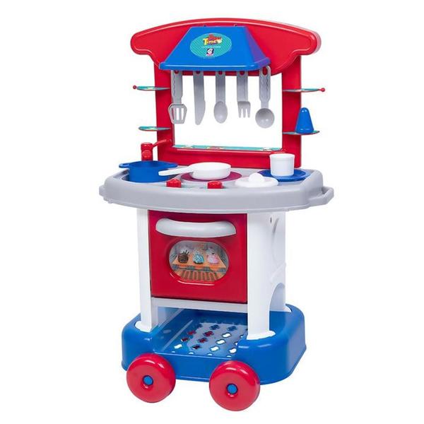 Imagem de Cozinha Infantil com Acessórios - Play Time - Azul - Cotiplás