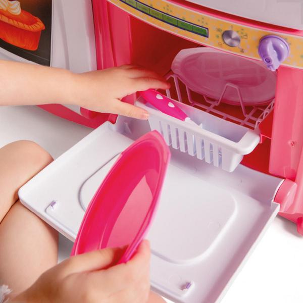 Imagem de Cozinha Infantil Completa Bella Tateti Sai Água De Verdade Acessórios Microondas