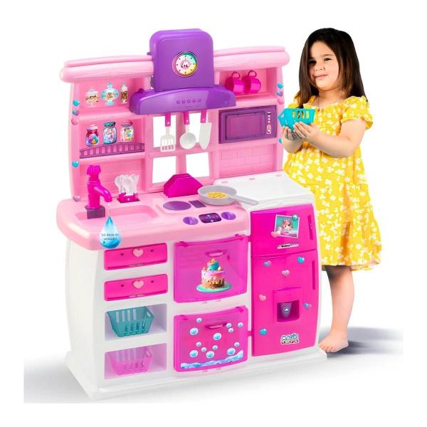 Imagem de Cozinha Infantil Completa Com Água Som Acessórios Magic Toys