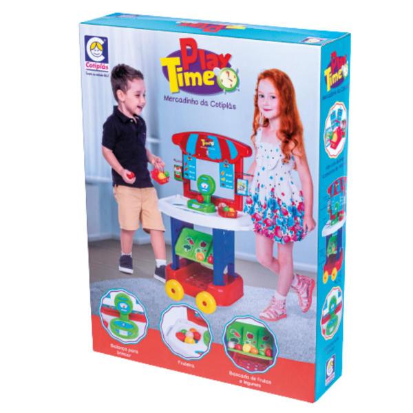 Imagem de Cozinha Infantil Completa De Brinquedo 71cm Play Time Com Acessórios Meninos Meninas Cotiplás