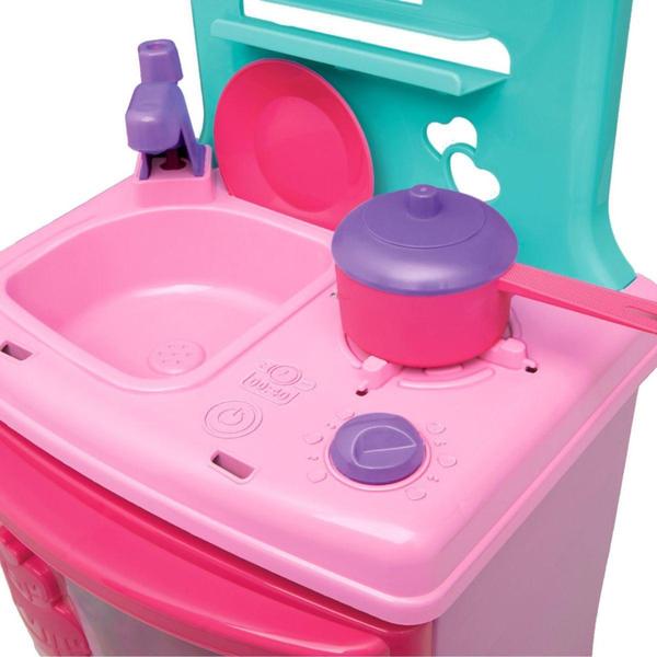 Imagem de Cozinha Infantil Completa Grande Sweet Fantasy Sonho de Menina Cardoso Toys