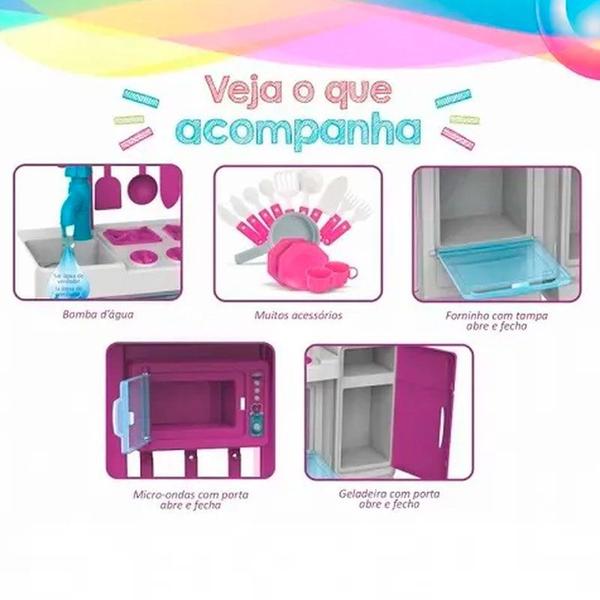 Imagem de Cozinha Infantil Completa Sai Água De Verdade - Magic Toys