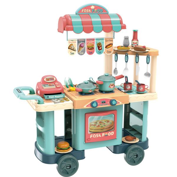 Imagem de Cozinha Infantil De Brinquedo Bancada Food Truck Replay Kids