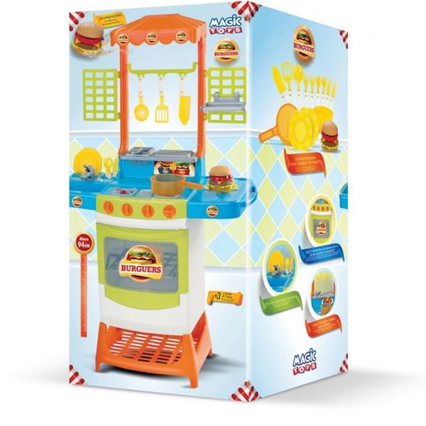 Imagem de Cozinha Infantil Lanchonete Mini Burguers - Magic Toys