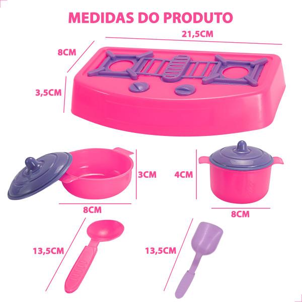 Imagem de Cozinha Infantil Menina, Brinquedo Fogão de Criança, Panelinhas, Acessórios, Mini Chef, Utensílios, Fogãozinho, Frigideira