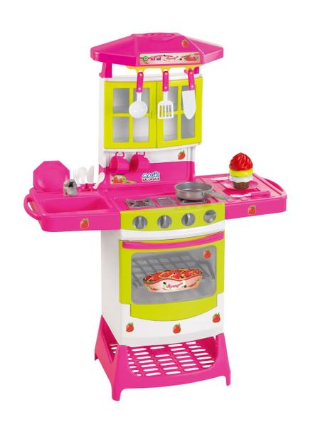 Imagem de Cozinha Infantil Moranguita  Brinquedo Completo Som E Acessorios Magic Toys