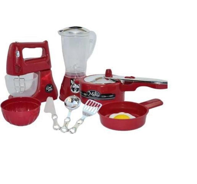 Imagem de Cozinha Infantil, Zuca Toys, Chef Kids, c/ 9 Pçs, Ref.7660