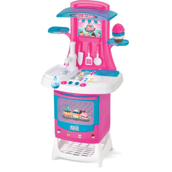 Cozinha Mágica Infantil Cupcake Rosa 8026 - Magic Toys Imagem de Cozinha Mágica Infantil Cupcake Rosa 8026 - Magic Toys
