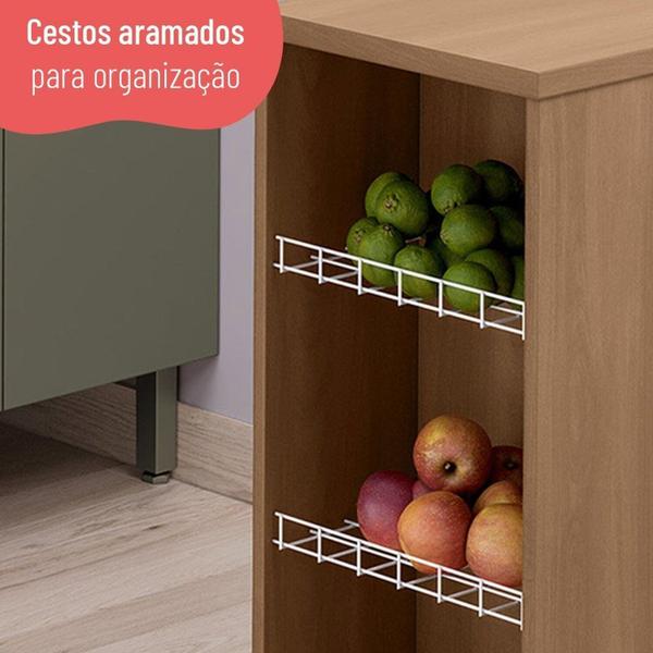 Imagem de Cozinha Melissa 02-190cm 6 Portas 1 Gaveta com Bancada