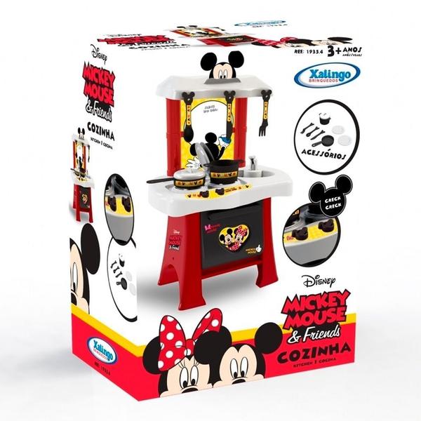 Imagem de Cozinha Mickey Disney Infantil Brinquedo Xalingo