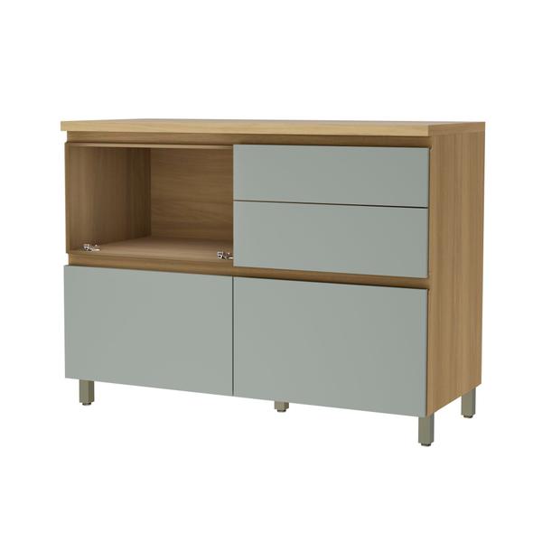Cozinha Millena 2 Peças 120cm 100% Mdf Yescasa Imagem de Cozinha Millena 2 Peças 120cm 100% Mdf Yescasa