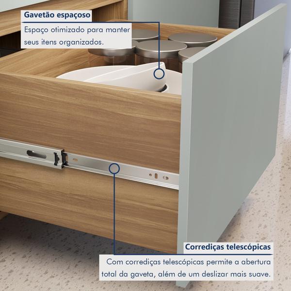 Cozinha Millena 5 Peças Aereo Micro-ondas 100% Mdf Yescasa Imagem de Cozinha Millena 5 Peças Aereo Micro-ondas 100% Mdf Yescasa