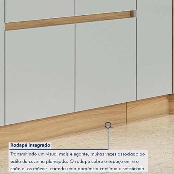 Cozinha Millena 5 Peças Aereo Micro-ondas 100% Mdf Yescasa Imagem de Cozinha Millena 5 Peças Aereo Micro-ondas 100% Mdf Yescasa