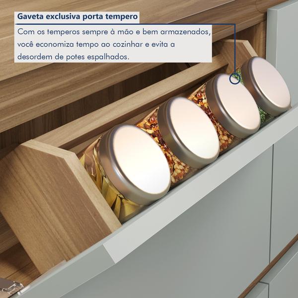 Cozinha Millena 5 Peças Aereo Micro-ondas 100% Mdf Yescasa Imagem de Cozinha Millena 5 Peças Aereo Micro-ondas 100% Mdf Yescasa