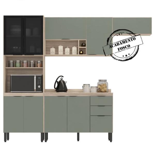 Imagem de Cozinha Modulada 4 Peças FI0006 Avena Menta Demobile